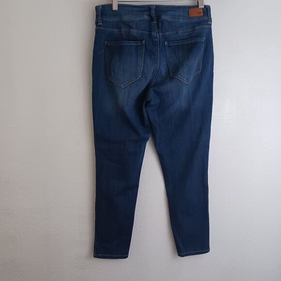YMI Skinny blue JEANS with Side Elastic Maternity Size S - Picture 3 of 9